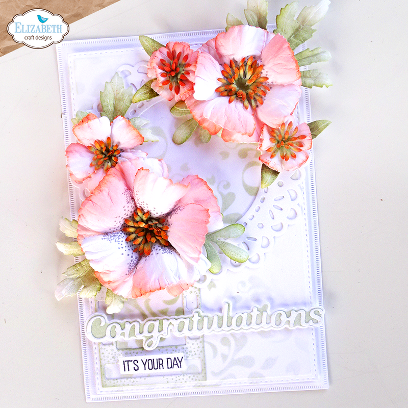 Elizabeth Craft Designs - Beautiful Blooms Collection - Clear Photopolymer Stamps  - Forever