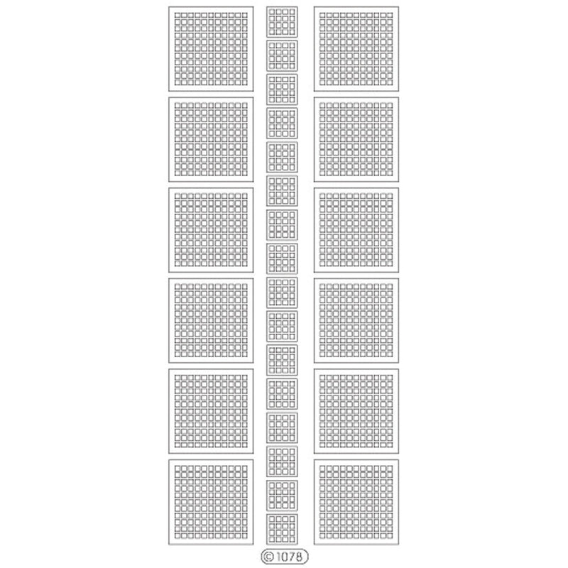 Small Square Grid in Frame (sku 1078)
