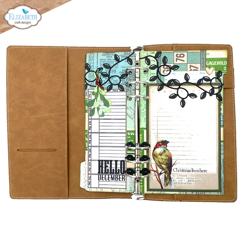 Planner Essentials 53 - Half Tab Page with Christmas Lights