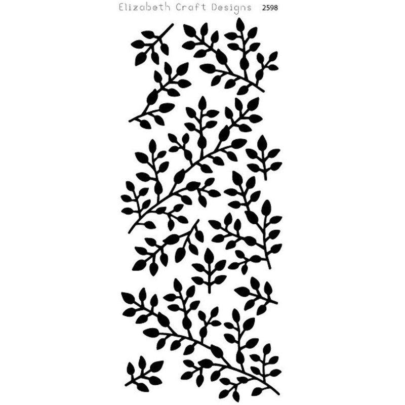 Branches with Leaves (sku 2598) - ElizabethCraftDesigns.com
