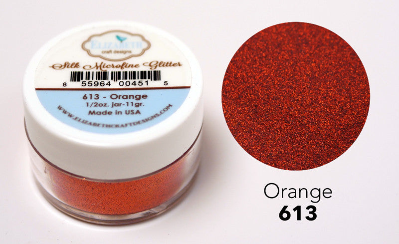 Orange - Silk Microfine Glitter