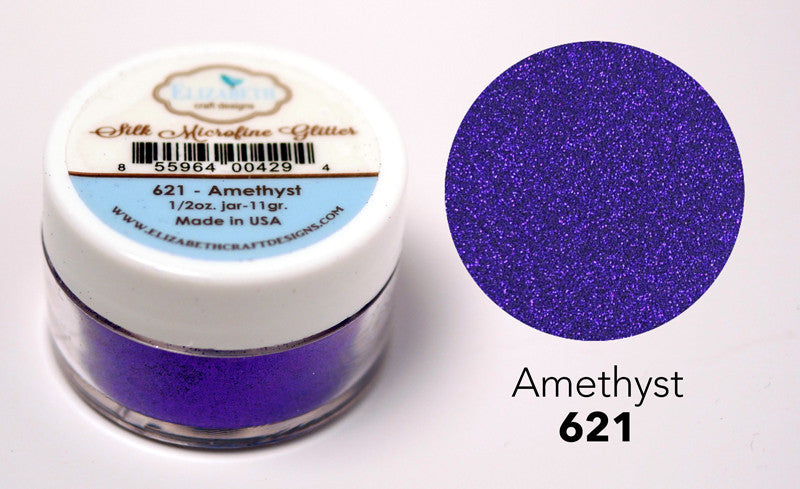 Amethyst - Silk Microfine Glitter - ElizabethCraftDesigns.com