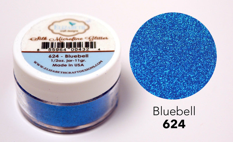 Bluebell - Silk Microfine Glitter - ElizabethCraftDesigns.com