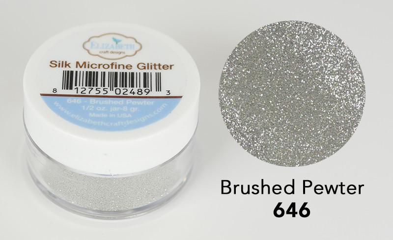 Brushed Pewter - Silk Microfine Glitter