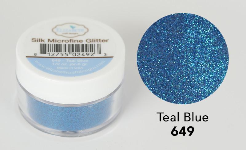 Teal Blue - Silk Microfine Glitter